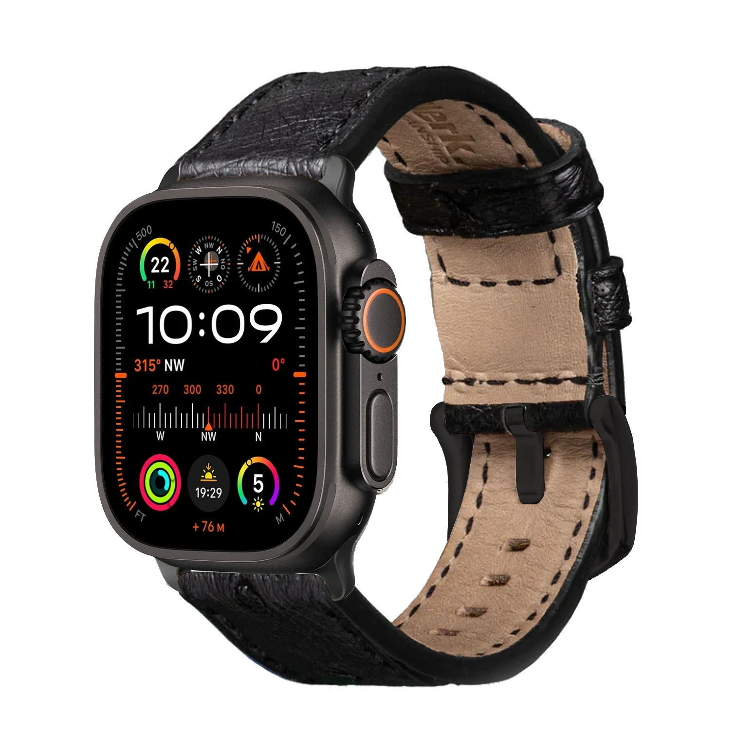 Tiefschwarz / Ultra/46mm/45mm / Schwarz