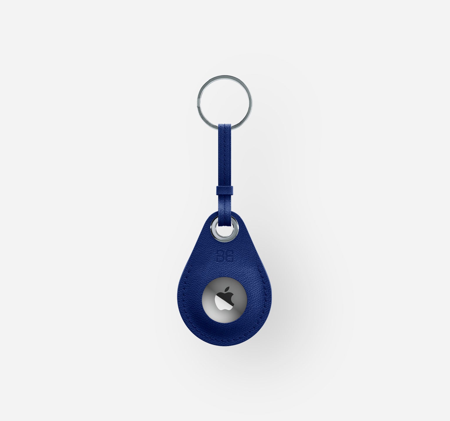 Saffiano | Bleu | AirTag Key Ring