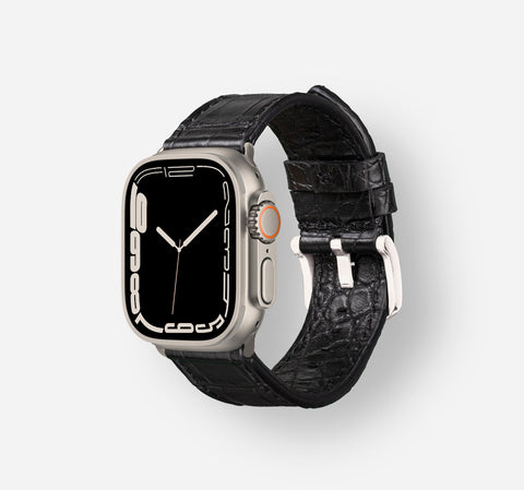 BandWerk – Apple Watch Ultra Band – Zurich | Alligator | Black